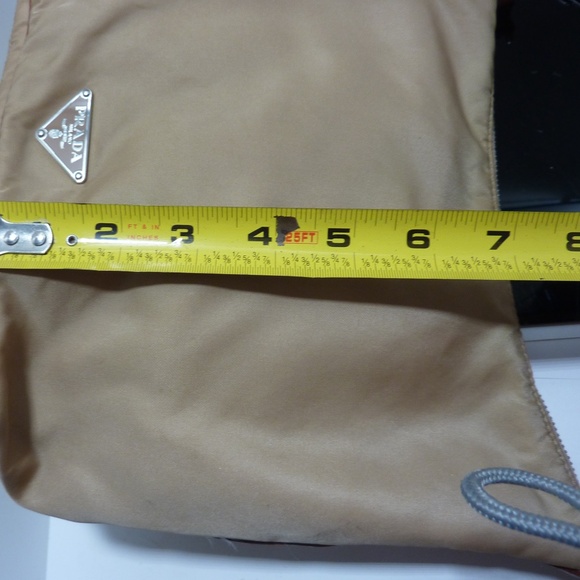 Prada Vintage BEIGE  Nylon Shoulder Bag - Picture 12 of 16